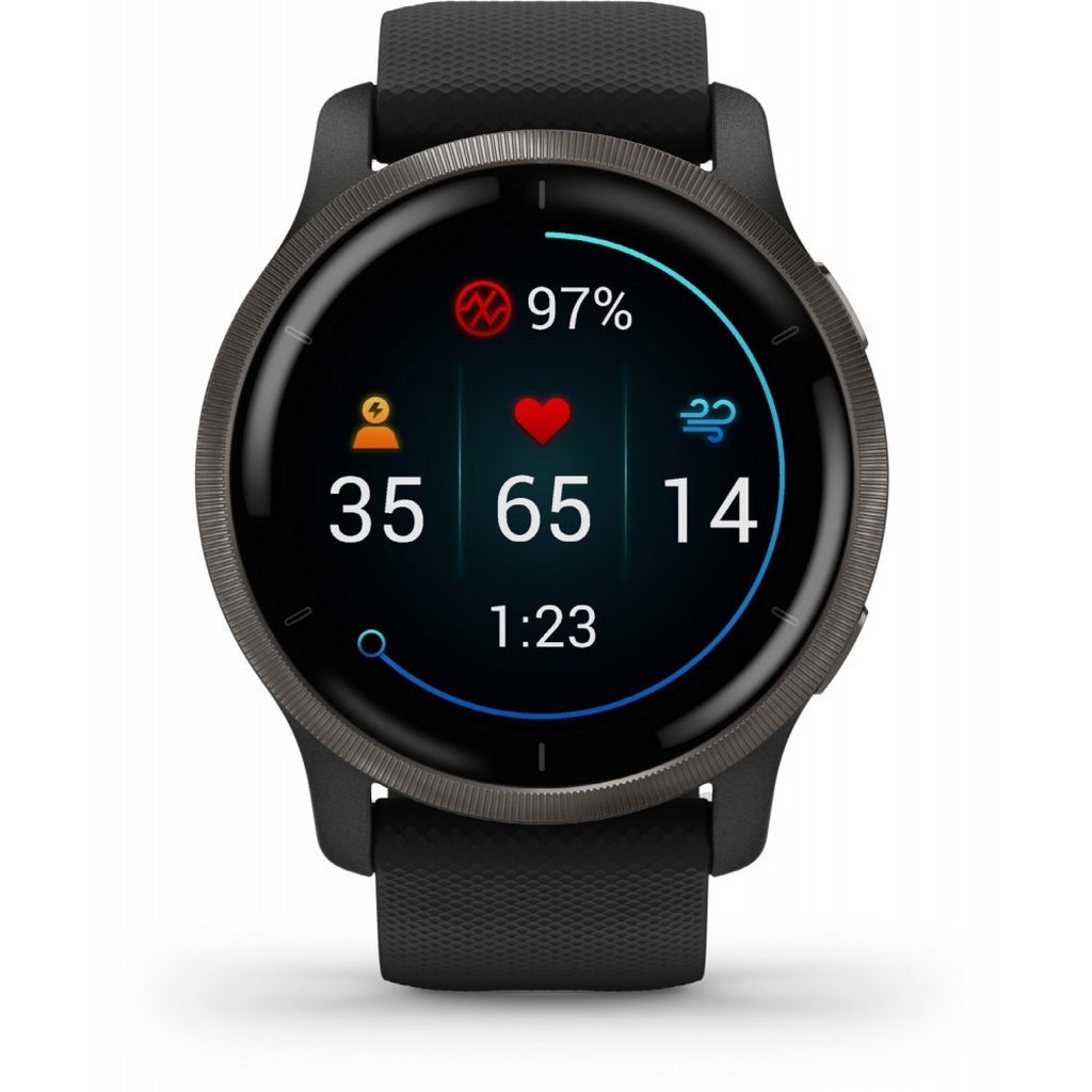Garmin Venu 2 Smartwatch schwarz/schiefergrau